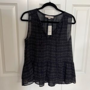 Loft sleeveless top